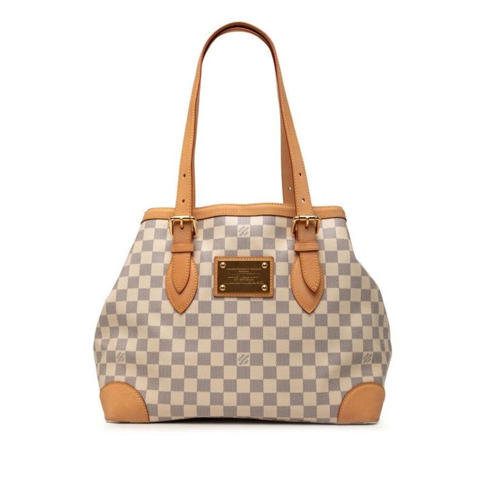 Louis Vuitton Damier Azur Hamstead MM Tote